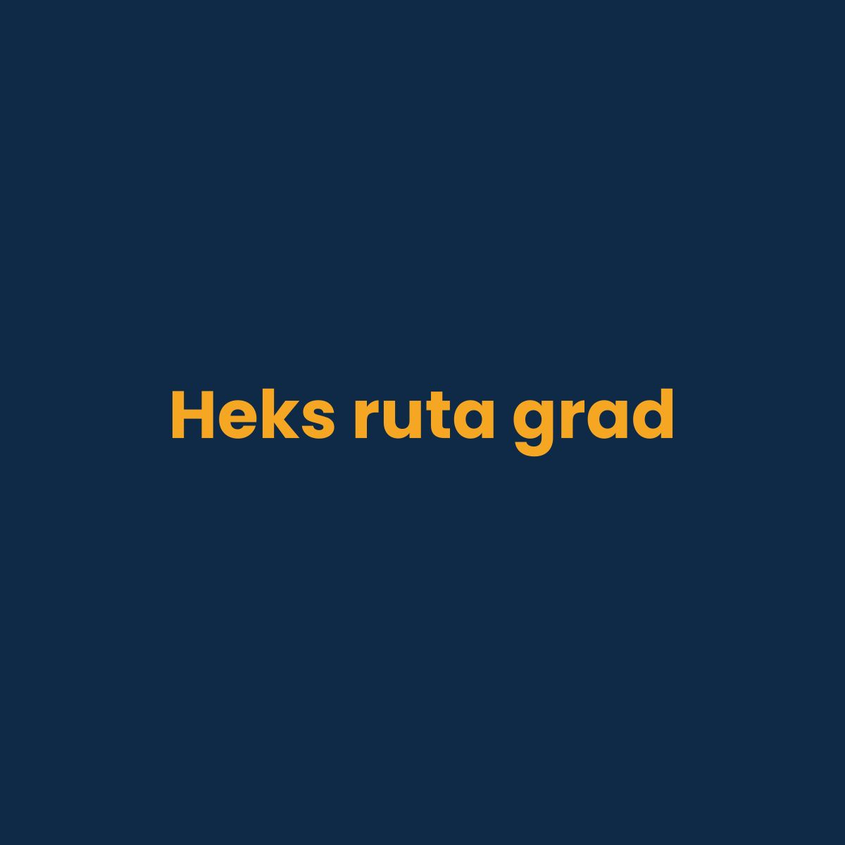 Heks ruta grad modul - nemo studio